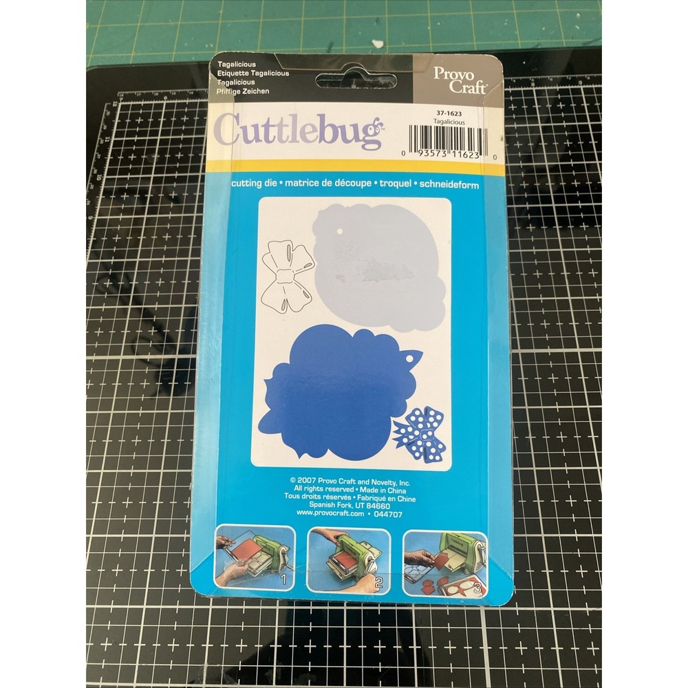 Provo Craft Cuttlebug Cutting Die Tagalicious Tag Alongs Design Tags A2 37-1632 - Picture 4 of 7